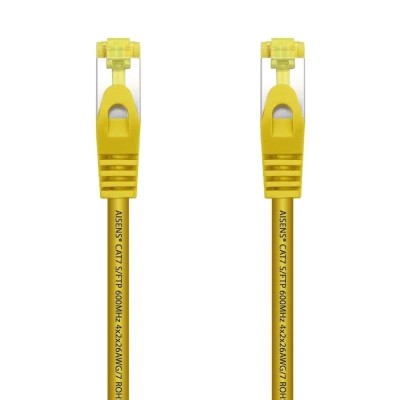 CABLE DE RED CAT.7 S/FTP 0.5M AISENS YELLOW