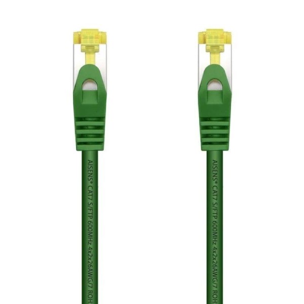 CABLE DE RED CAT.7 S/FTP 0.25M AISENS GREEN