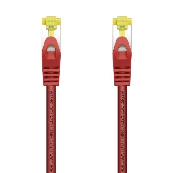 CABLE DE RED CAT.7 S/FTP 0.5M AISENS RED