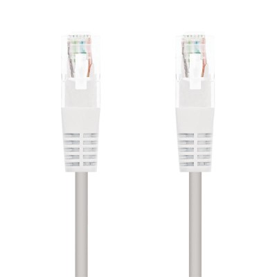 CABLE DE RED CAT.6 UTP 0.25M NANOCABLE WHITE