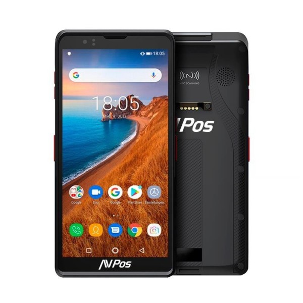 CAPTURADOR PDA AVPOS DC60 6 OCTA/4G/64G/WIFI/BT/NFC/2D/4G/FUNDA ANDROID 12