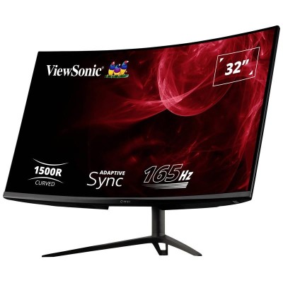 MONITOR GAMING VIEWSONIC 32? 165HZ CURVO MULTIM ERGONOMICO HDMI DP 3YR GAR