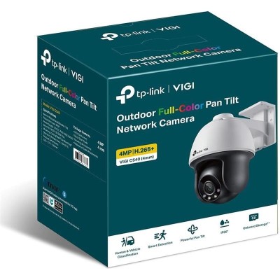 CAMARA IP TP-LINK VIGI PT 4MP 4MM IR 30M IP66 POE