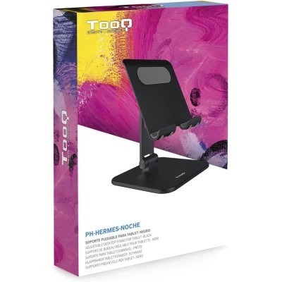 SOPORTE SOBREMESA TOOQ AJUSTABLE PARA TABLET HASTA 13 BLACK