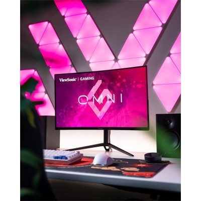 MONITOR GAMING VIEWSONIC 27 165HZ CURVO MULTIM ERGONOMICO HDMI DP 3YR GAR