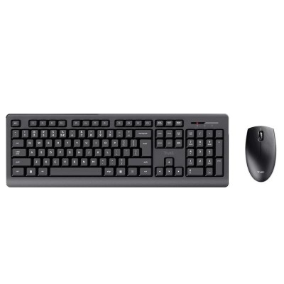 TECLADO + RATON TRUST PRIMO WIRELESS BLACK