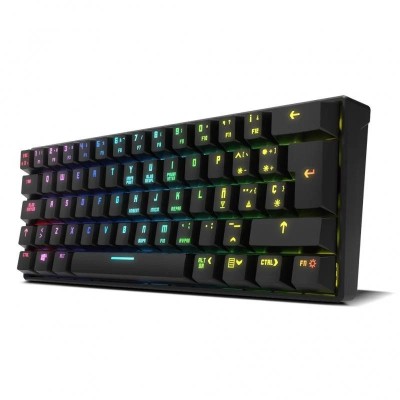 TECLADO GAMING KROM KLUSTER MECANICO TKL BLUETOOTH RGB