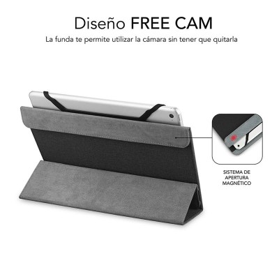 FUNDA RIGIDA SUBBLIM FREECAM PARA TABLETS 9.6-11 BLACK