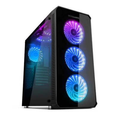 CAJA ORDENADOR GAMING NOX HUMMER TGX ATX RGB BLACK