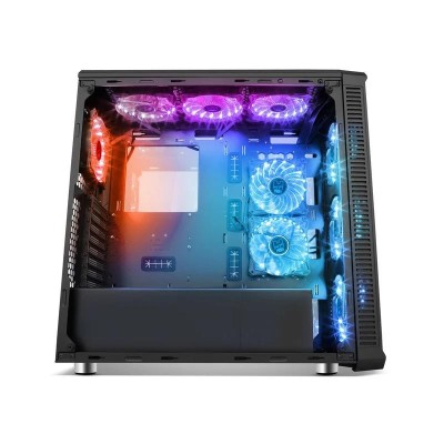 CAJA ORDENADOR GAMING NOX HUMMER TGX ATX RGB BLACK