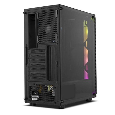 CAJA ORDENADOR GAMING NOX HUMMER INFINITY GAMA RAINBOW ATX RGB BLACK