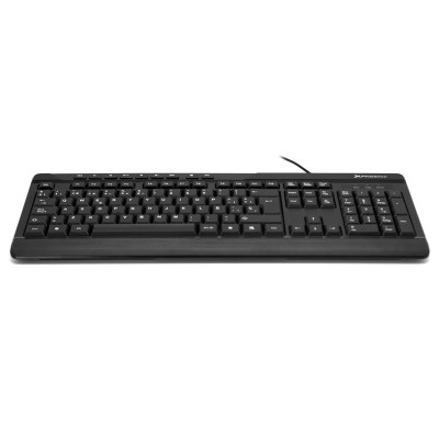 TECLADO PHOENIX MULTIMEDIA USB BLACK