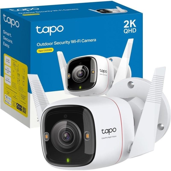 CAMARA IP TP-LINK TAPO C325WB WIRELESS QHD 2K 4MP EXTERIOR IP66