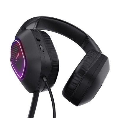 AURICULARES + MICROFONO TRUST GAMING GXT 416 ZIROX HEADSET RGB BLACK