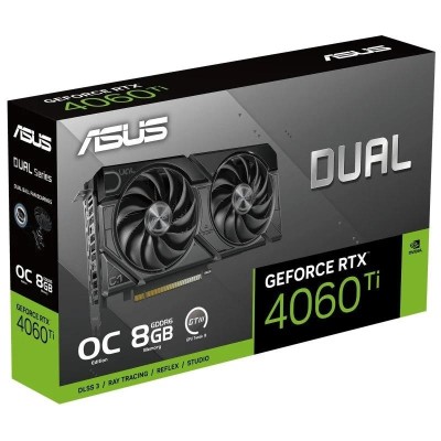 TARJETA DE VIDEO NVIDIA ASUS RTX4060TI DUAL OC 8GB GDRR6 DP HDMI