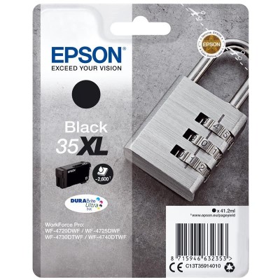 TINTA EPSON C13T35914010 BLACK 35XL DURABRITE ULTRA T3591