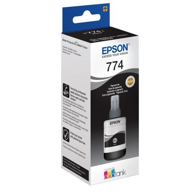 TINTA EPSON C13T774140 BLACK T7741 PIGMENT BOTTLE 1X 140ML