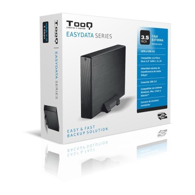 CAJA EXTERNA TOOQ HDD 3.5 USB 3.0 BLACK