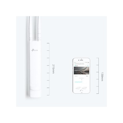 ACCESS POINT TP-LINK OMADA EAP110 WIFI N300 EXTERIOR POE