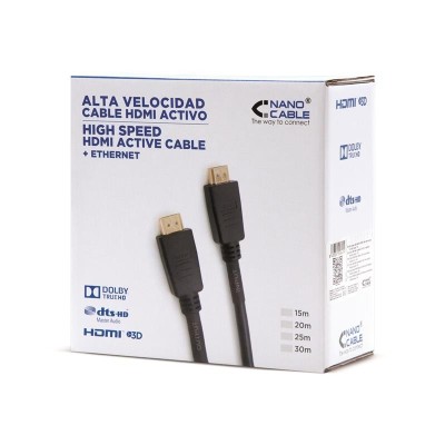 CABLE HDMI V1.4 AM/AM NANOCABLE 20M FERRITA HI.SP.