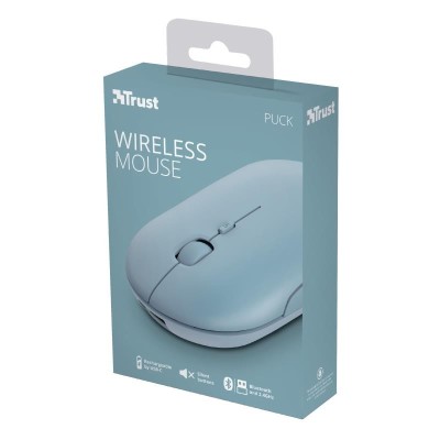 RATON TRUST PUCK RECARGABLE WIRELESS BLUETOOTH BLUE