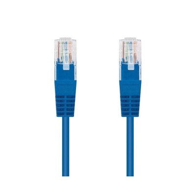 CABLE DE RED CAT.6 UTP 0.25M NANOCABLE BLUE