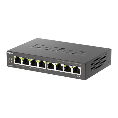 SWITCH D-LINK GIGABIT 8 PUERTOS DGS-1008P/E (4XPOE)