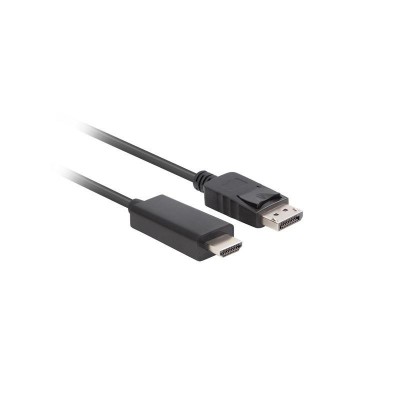 CABLE CONVERSOR LANBERG DISPLAYPORT A HDMI 5M DP-M/HDMI-M BLACK