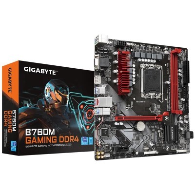 PLACA BASE GIGABYTE GA-B760M GAMING DDR4 HDMI + DP + VGA