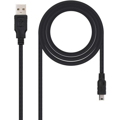 CABLE USB 2.0 TIPO AM-MINI USB 5 PIN M 4,5M NANOCABLE