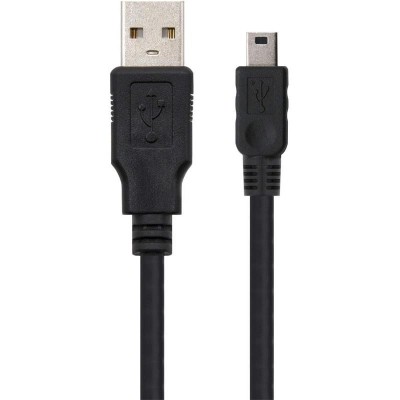 CABLE USB 2.0 TIPO AM-MINI USB 5 PIN M 4,5M NANOCABLE