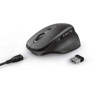 RATON TRUST OZAA ERGONOMICO RECARGABLE WIRELESS BLACK