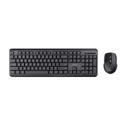 TECLADO + RATON TRUST TKM-360 WIRELESS SILENT BLACK