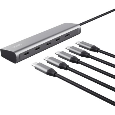 HUB USB-C TRUST 5 PUERTOS HALYX USB-C 3.2