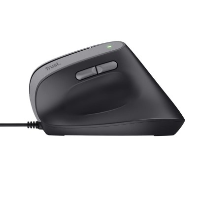 RATON TRUST BAYO II ERGONOMICO 2400 DPI USB BLACK