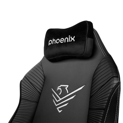 SILLA GAMING PHOENIX CUERO MONARCH TALLA R BLACK