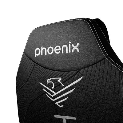 SILLA GAMING PHOENIX CUERO MONARCH TALLA R BLACK