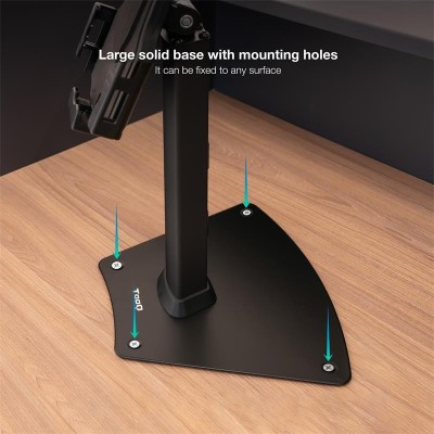 SOPORTE SOBREMESA TOOQ ANTIRROBO PARA TABLET 7.9-10.5 BLACK