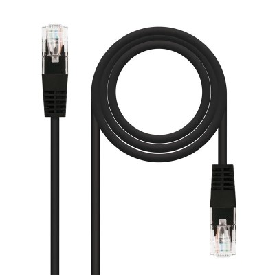 CABLE DE RED CAT.6 UTP 1M NANOCABLE BLACK