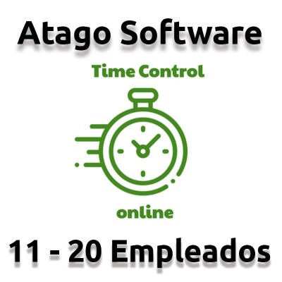 TIME CONTROL DE PRESENCIA ATAGO EN LA NUBE 11-20 EMPLEADOS ( ANUAL )