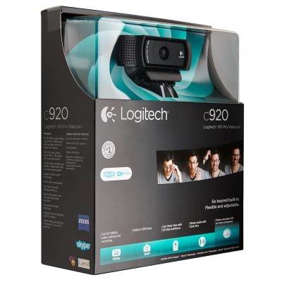 WEBCAM LOGITECH C920 FULL HD 15MP BLACK