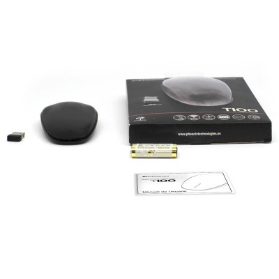 RATON PHOENIX OPTICO WIRELESS TOUCH SCROLL BLACK