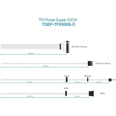 FUENTE DE ALIMENTACION TOOQ 500W TFX