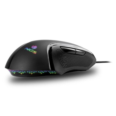 RATON NGS GAMING ERGONOMICO USB BLACK RGB