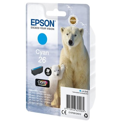 TINTA EPSON C13T26124012 T2612 CYAN