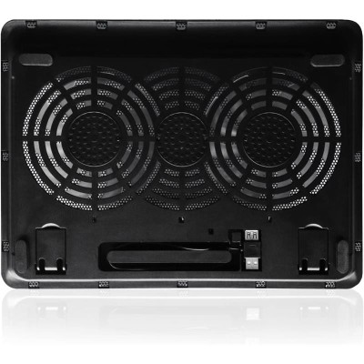 SOPORTE + VENTILADOR NOTEBOOK EWENT HASTA 17.4 BLACK