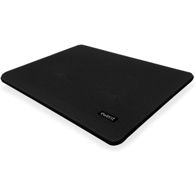 SOPORTE + VENTILADOR NOTEBOOK EWENT HASTA 17.4 BLACK