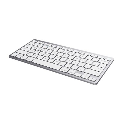 TECLADO TRUST BASICS SLIM WIRELESS BLUETOOTH TKL SILVER