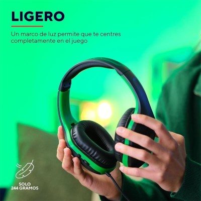 AURICULARES + MICROFONO TRUST GAMING GXT 415X ZIROX MULTI HEADSET GREEN