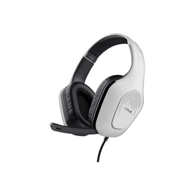 AURICULARES + MICROFONO TRUST GAMING GXT 415W ZIROX MULTI HEADSET WHITE